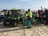 Algar­ve-Strand: 90 Ton­nen erstarr­tes Pflan­zen­öl öst­lich von Faro beseitigt