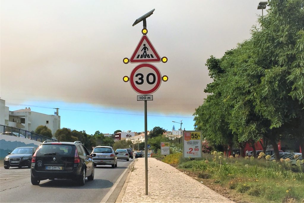 Portugal Algarve Waldbrände 2017 und 2016