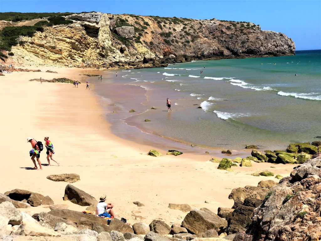 ausgezeichnete Bade-Strände der Algarve, hier Zavial
