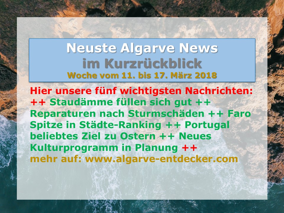 Algarve News für KW 11 vom 11. bis 17. März 2018