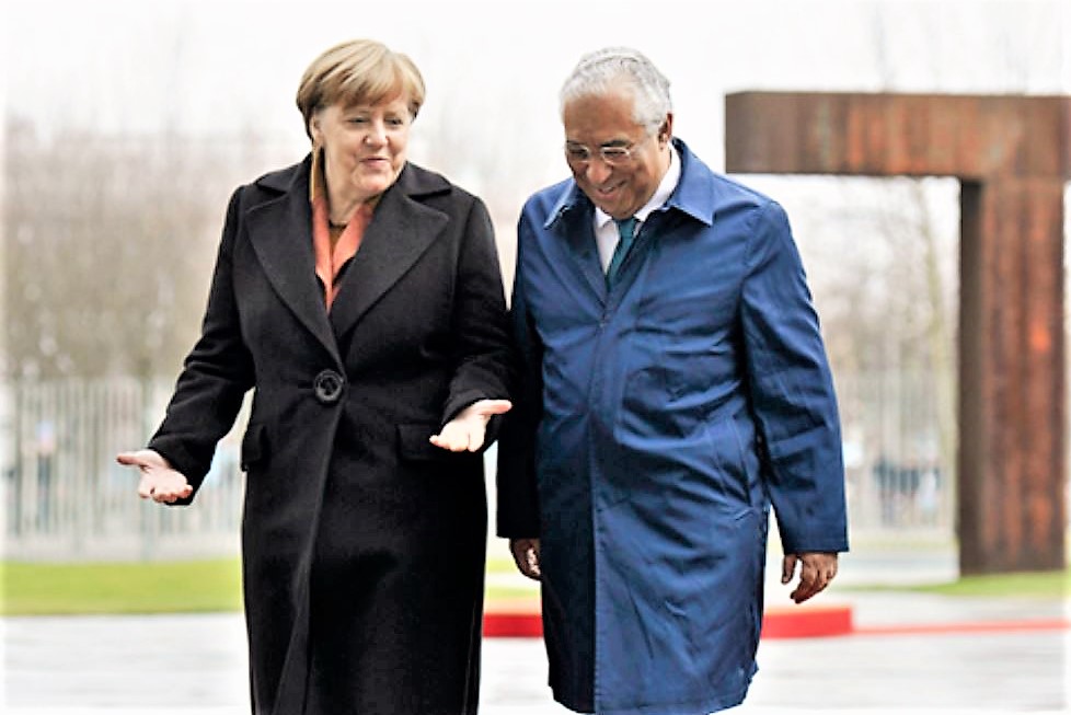 Das Wunder der wirtschaftlichen Erholung Portugals besprechen Merkel und Costa