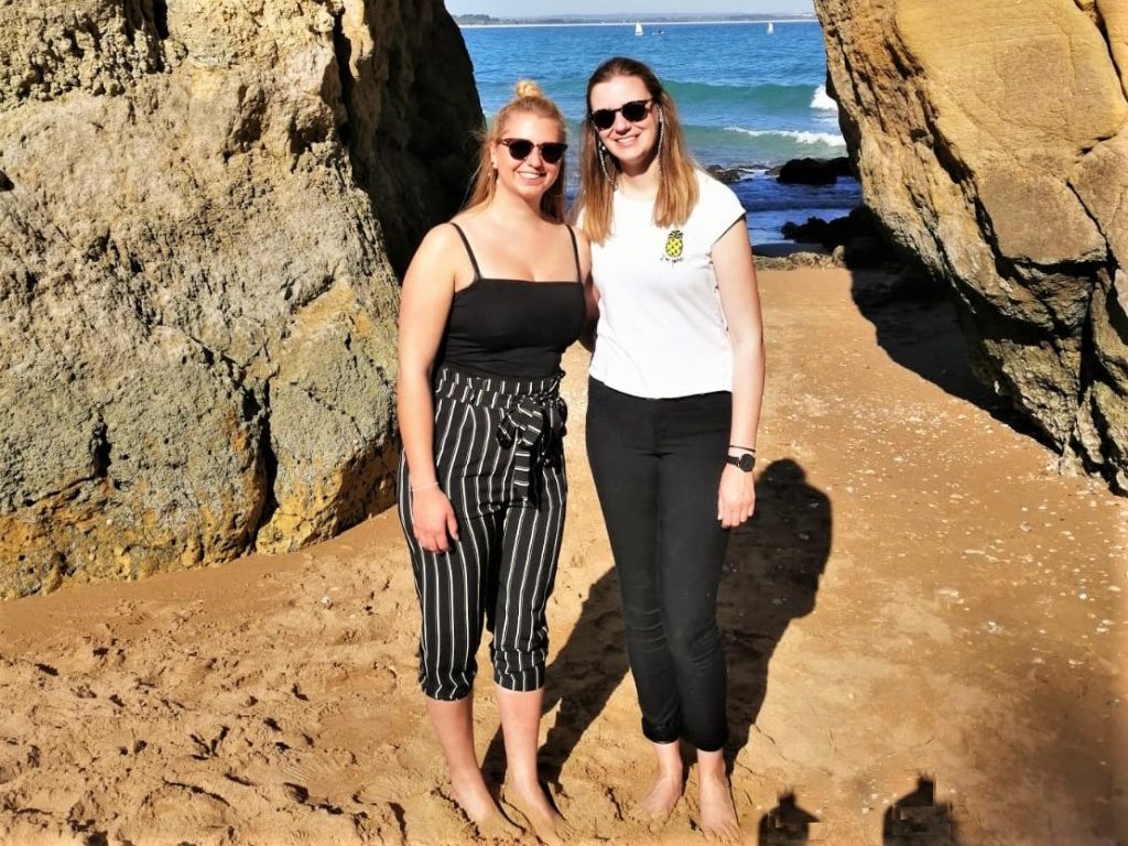 Studieren, wo andere Algarve-Urlaub machen: Elisabeth Kürsten und Katja Cramm aus Hannover